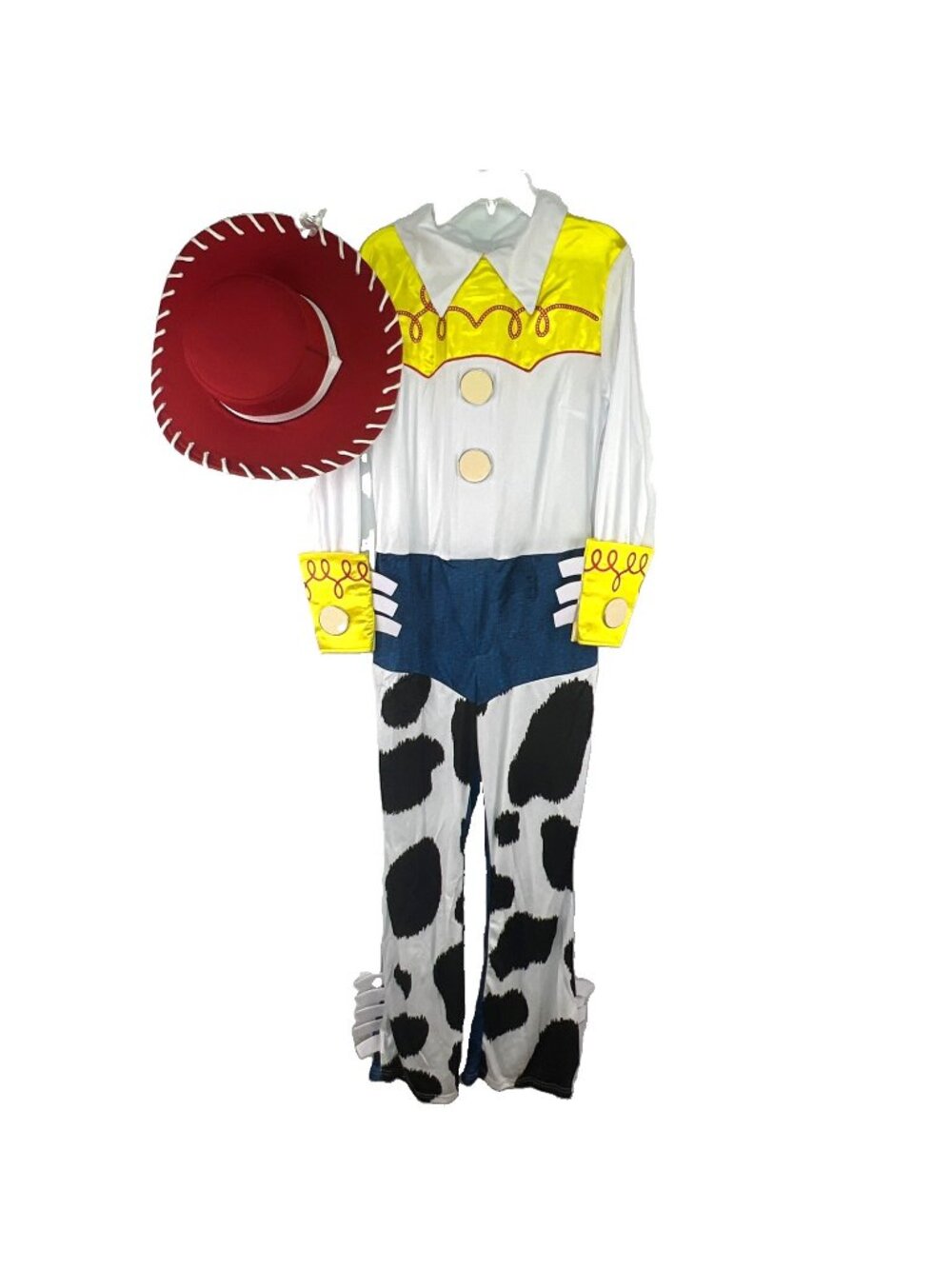 Toy Story Jessie Size L 12 14 Adult Disney Pixar Costume Large Hat Belt Jumpsuit